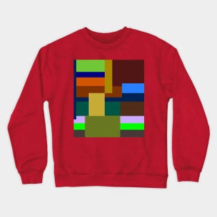Trace and block geometry Crewneck Sweatshirt